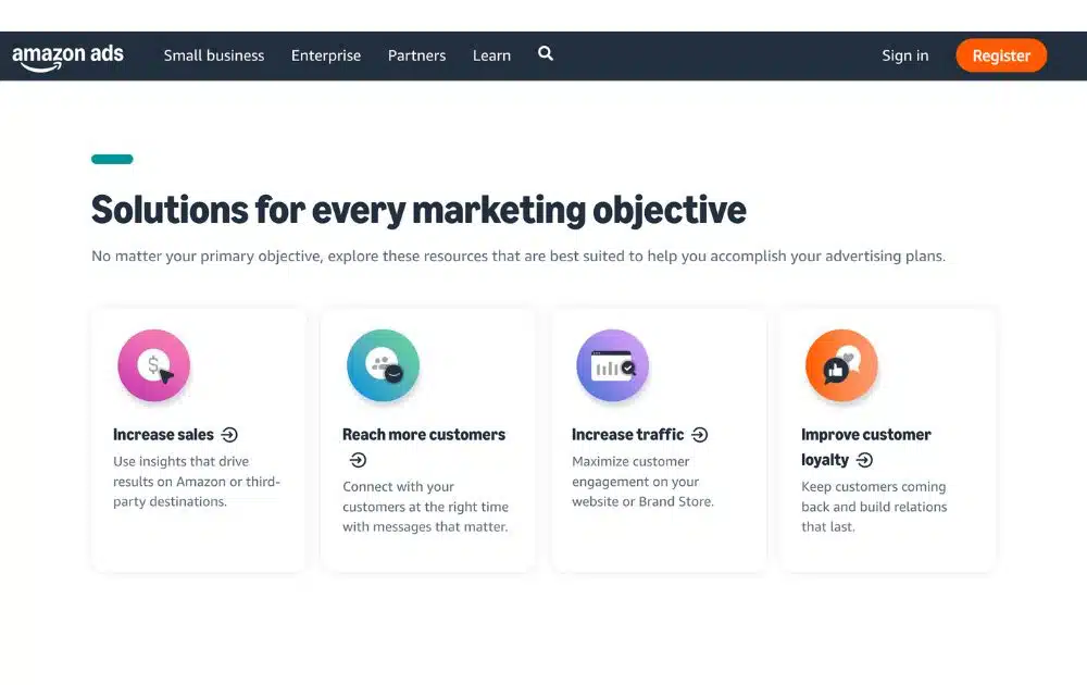 Amazon Ads (screenshot)