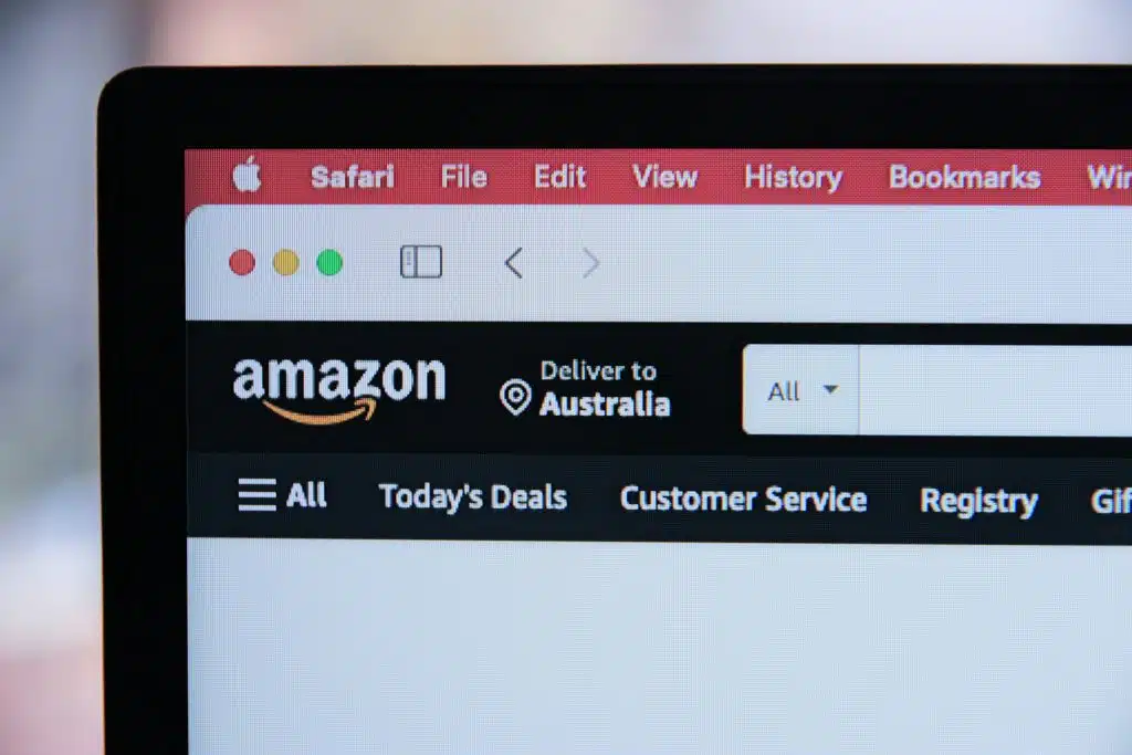 Amazon website screenshot