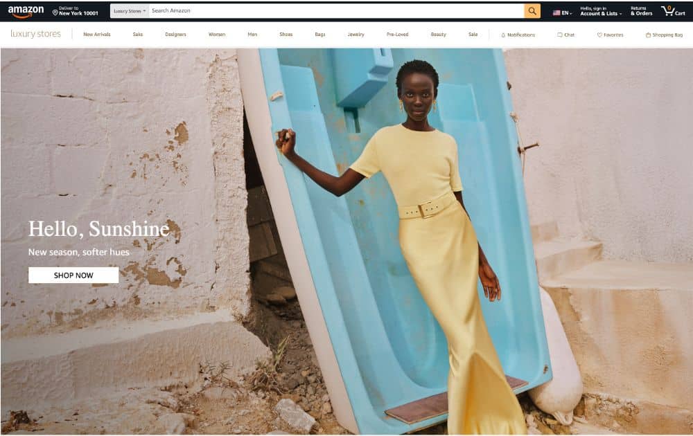 Amazon Luxury Stores (screenshot)