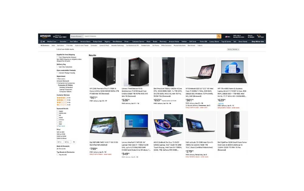 Amazon Renewed products