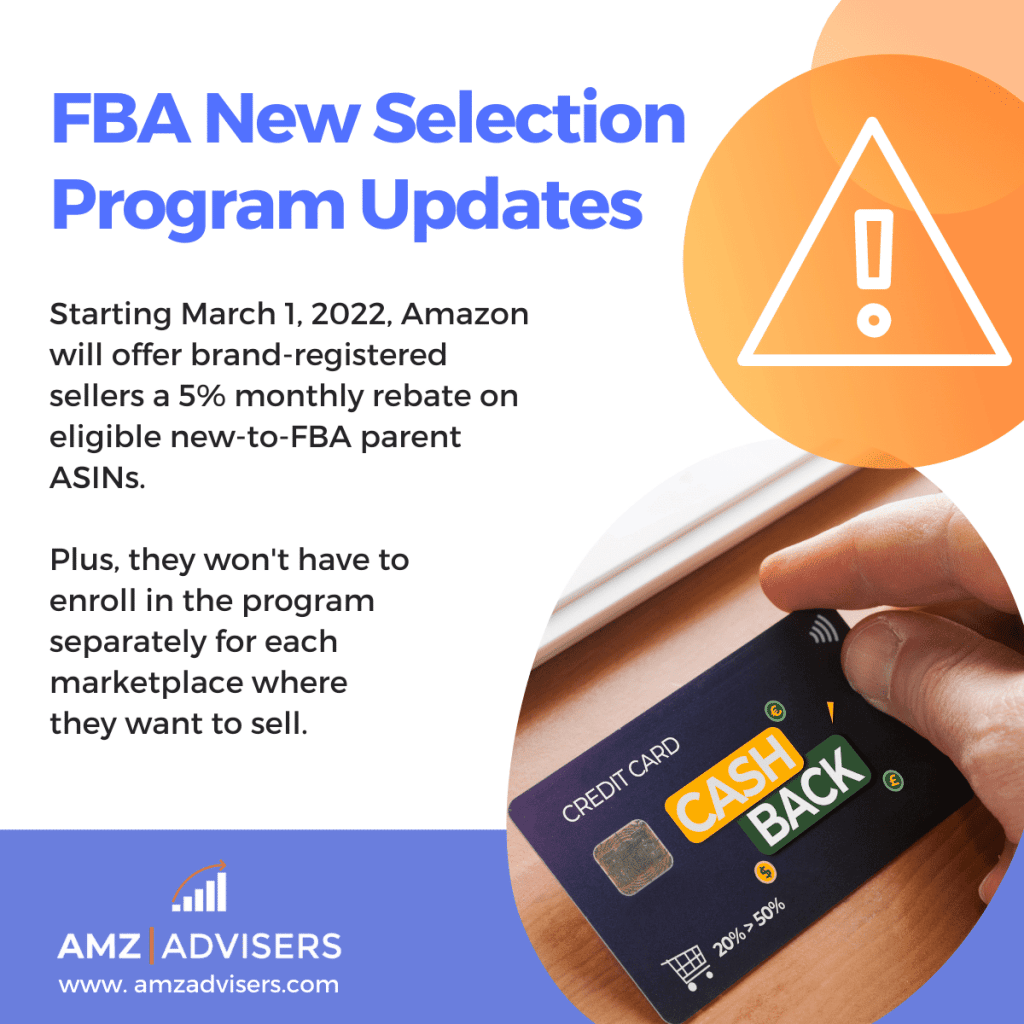 FBA New Selection Program Updates