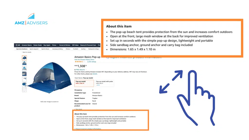tips for bullet points on amazon