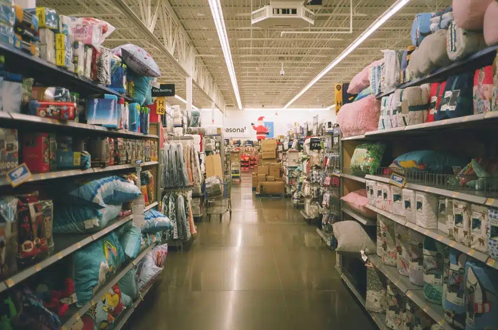 Walmart aisles