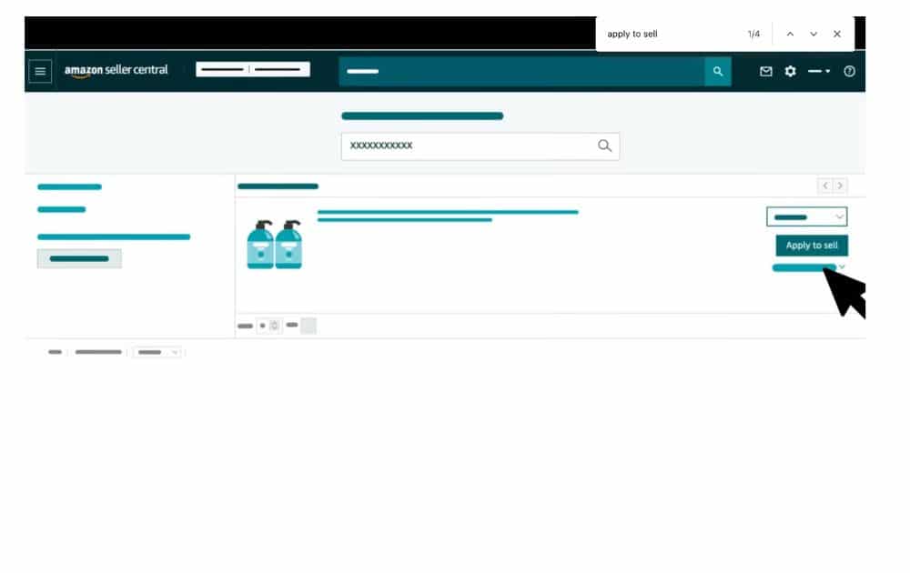 Requesting approval for an restricted product (screenshot) Requesting approval for an restricted product (screenshot)