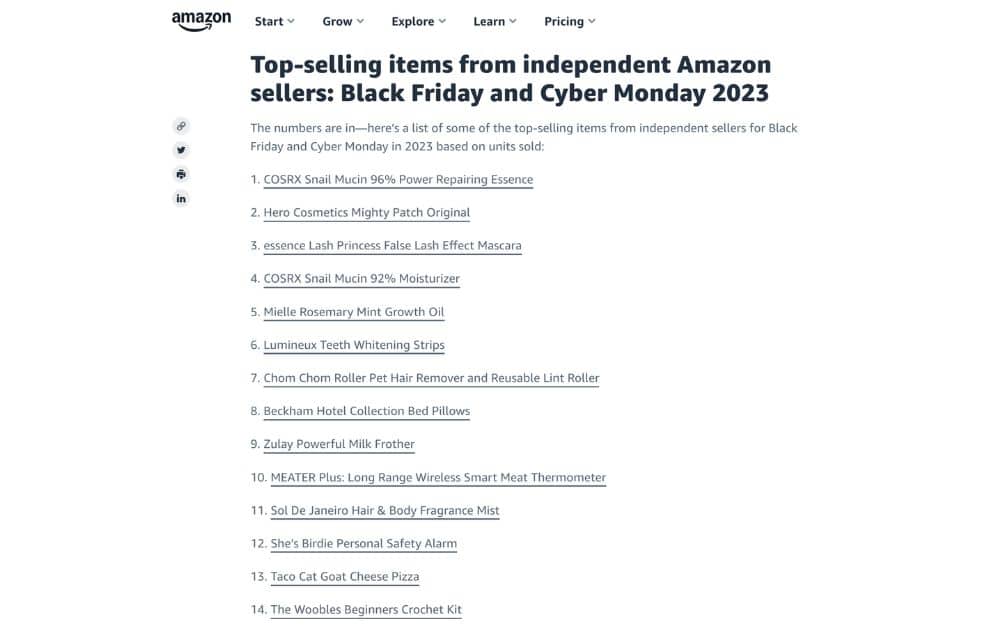 Black Friday and Cyber Monday 2023 Top-Selling Items