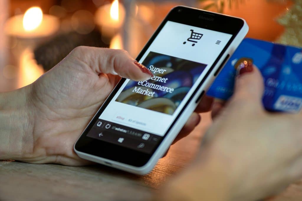webstore on phone